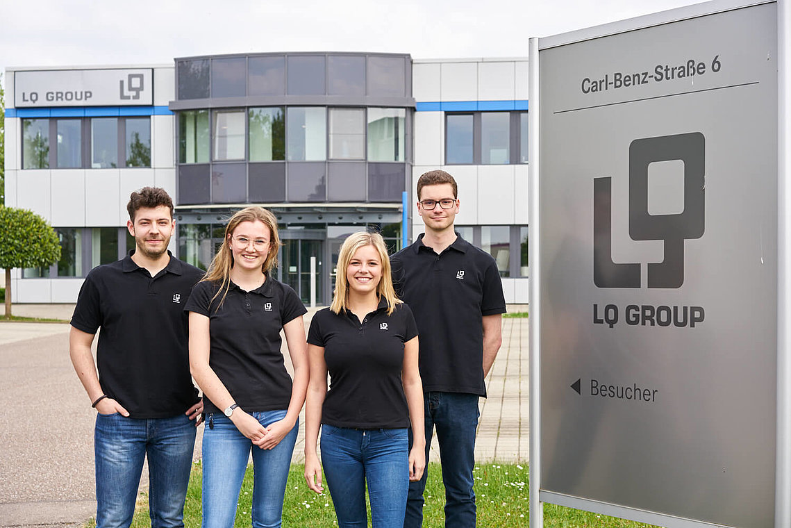 Auszubildende bei der LQ Group