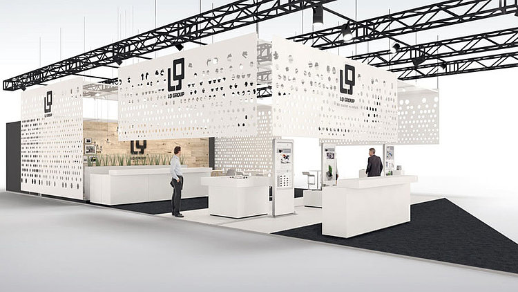 New exhibition stand Neuer Messestand der LQ Group
