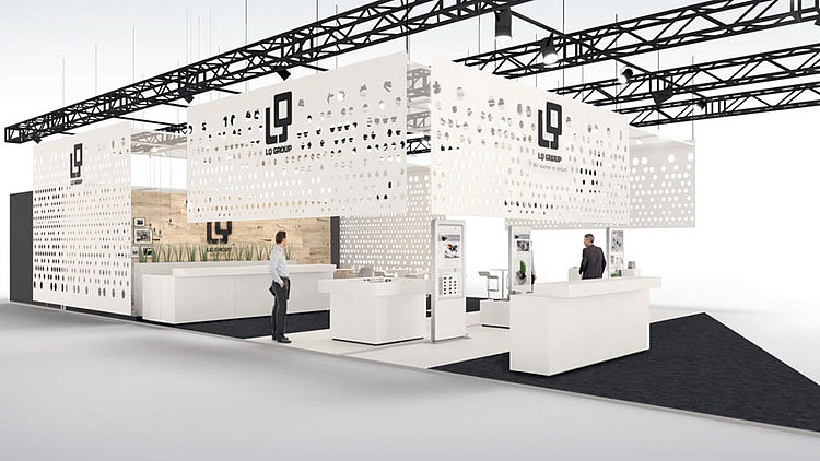 Neuer Messestand der LQ Group